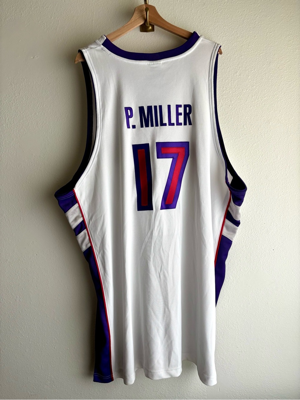 Reebok NBA Authentic Toronto Raptors P. Miller #17 Master P Jersey 56 NWT Custom